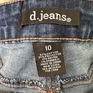 D. Jeans Classic Indigo Denim jeans size 10 gently used